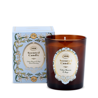 Candela profumata Cotton Flowers & Sage