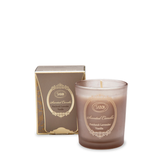 Candela profumata Patchouli-Lavanda-Vaniglia  60g